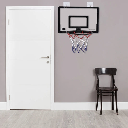 Mini Basketball Hoop for Kids Adults Indoor Small Basketball Hoop for Door Wall Mounted and Room Shooting Ball Sport Game Set