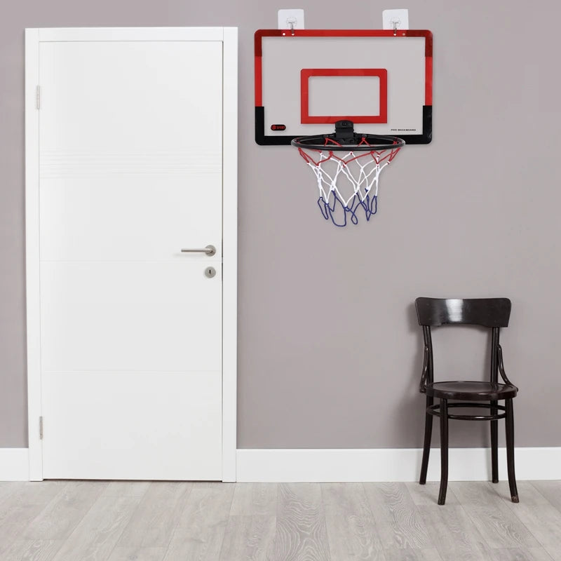 Mini Basketball Hoop for Kids Adults Indoor Small Basketball Hoop for Door Wall Mounted and Room Shooting Ball Sport Game Set